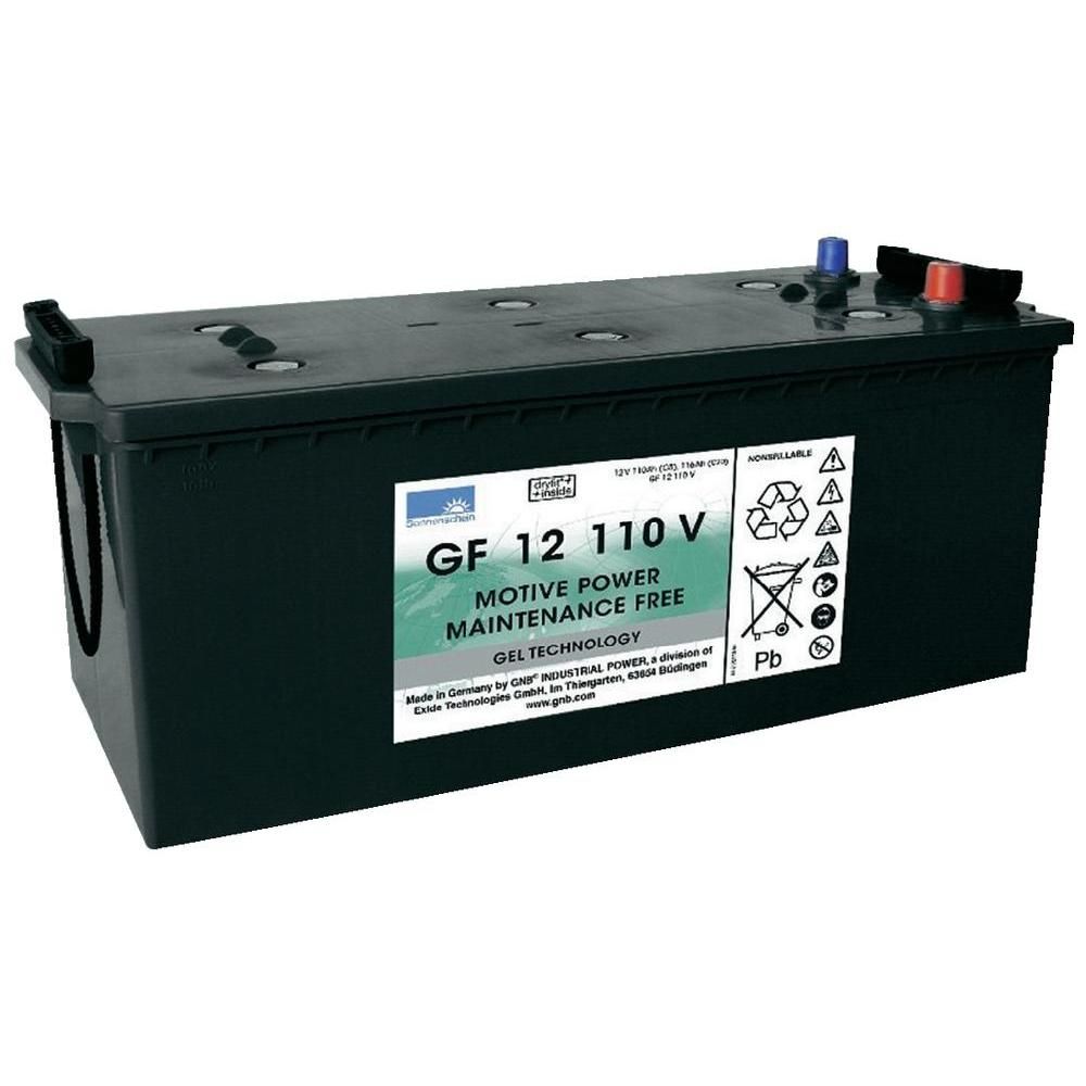 Sonnenschein GF 12 110 V (110 А/ч C5, 120 А/ч C20) Гелевая тяговая АКБ для поломоечных машин