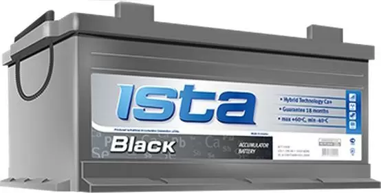 ISTA BLACK 6CT- 225 A1E (225 А/ч), 1500
