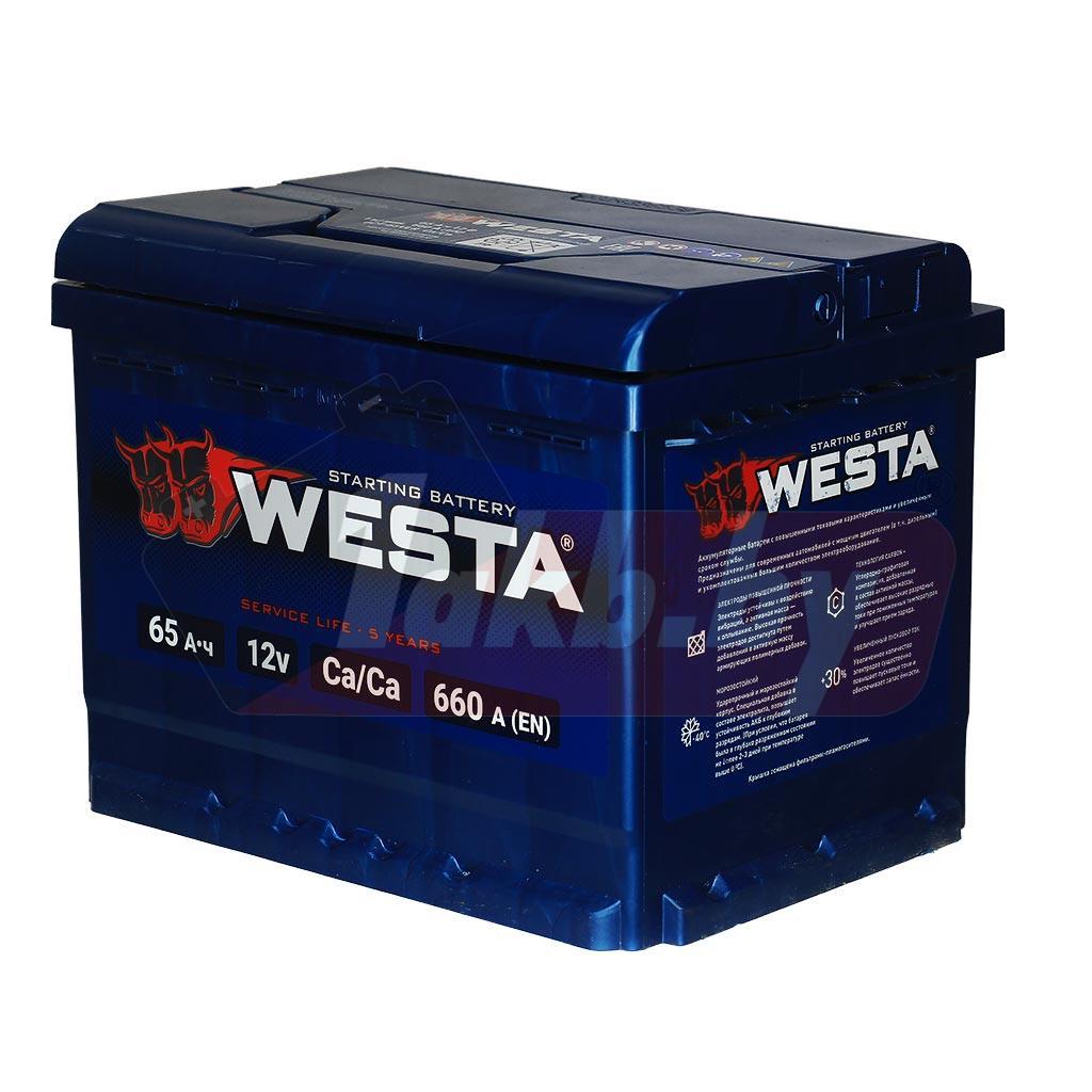 Westa Premium (65 А/ч, 660А) R+, Ca/Ca с повышенным током для Kia Ceed / Hyundai i30 / Ford Focus - фото 3