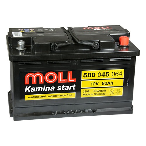 MOLL (80 A/h), 680А R+ низкий