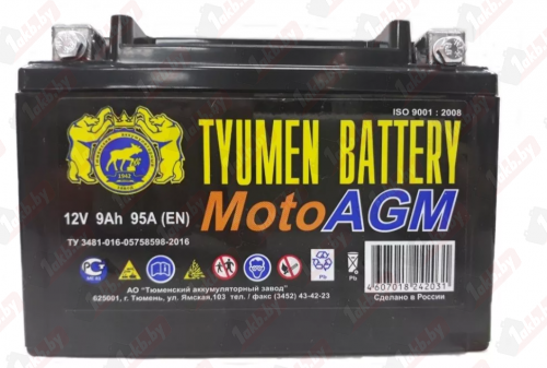 TYUMEN BATTERY YTX7 (7 A/h), 95A L+