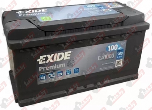 Exide Premium EA1000 (100 A/h), 900A R+