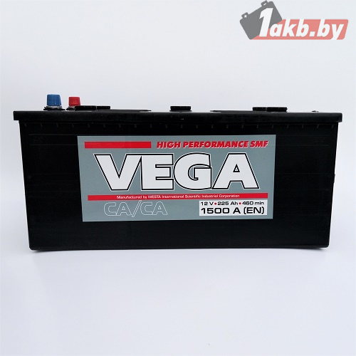 Vega 6СТ-225 е (225 A/h), 1500A R+