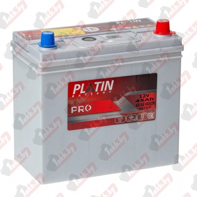 PLATIN ASIA PRO (45 A/h), 400A R+ т.кл.