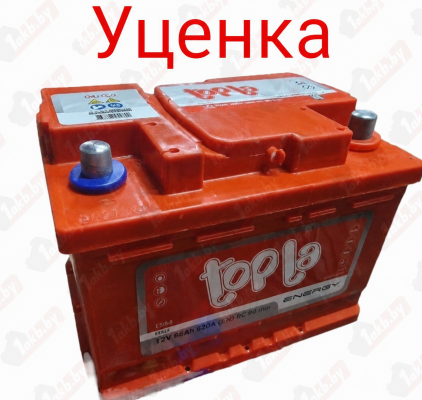 Topla Energy (55 А/ч, 500А) Обратная (R+), низкая высота 190 мм, уценка