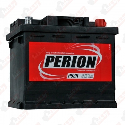 Perion P52R (52 А/h), 470A R+ (552 400 047)