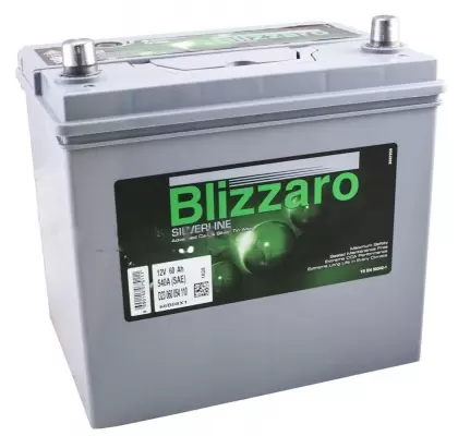 BLIZZARO SILVERLINE JIS (60A/h), 540A (SAE) L+