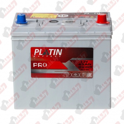 PLATIN ASIA PRO (45 A/h), 400A R+ т.кл.