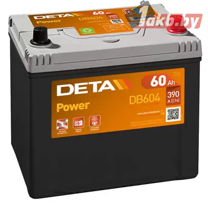 Deta Power DB604 (60 A/h), 390A R+