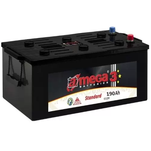 A-mega Standard 6СТ-190 (190 A/h), 1100A L+