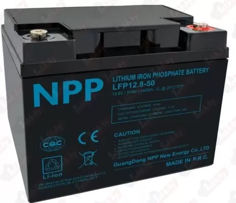 NPP LiFePO4 12.8V, (50 A/h) 50A