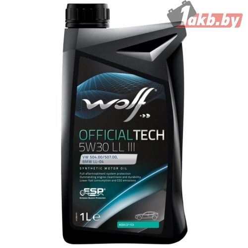 Wolf Official Tech 5W-30 LL III 1л