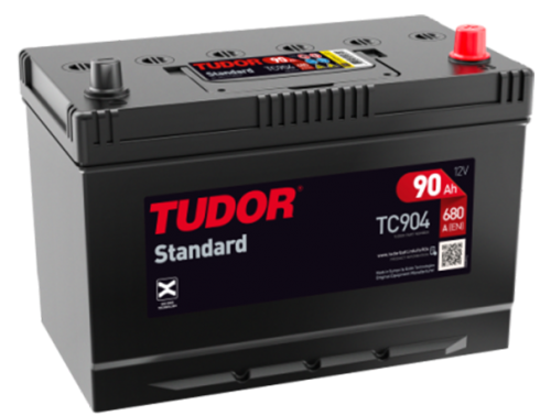 Tudor Standart TC904 (90 А/ч), 680A R+