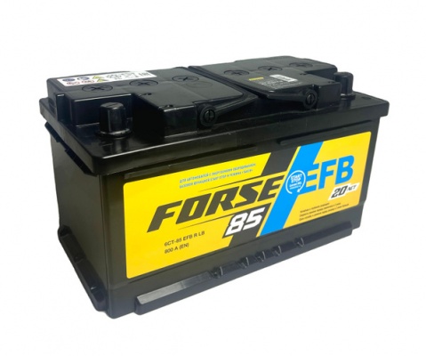 FORSE EFB (85 А/ч), 800A R+ низ.