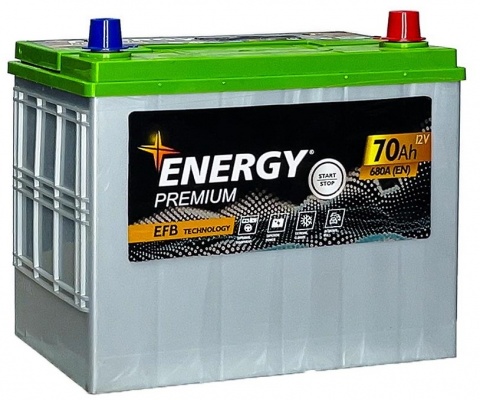 Energy Premium EFB Asia (70 A/h), 680A R+