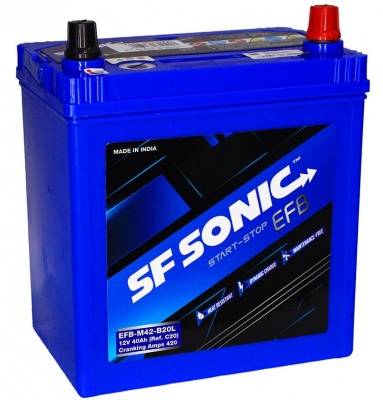 SF SONIC EFB ASIA (40 A/h), 420A R+ (Exide)