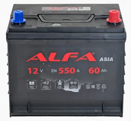 ALFA Asia (60 A/h), 550A R+