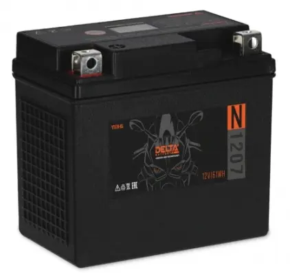 Delta N (Na-ion) 1207 (YTX7L-BS) (5 A/h), 144A R+