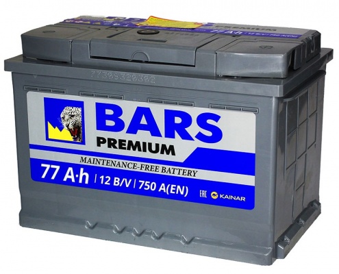 BARS Premium (77 А/h), 750A R+