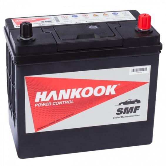 Hankook 60B24L (48 А/ч, 460А) Обратная полярность, узкие клеммы JIS для Hyundai/Kia