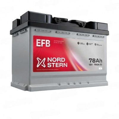 NORDSTERN EFB (78 A/h), 750A R+