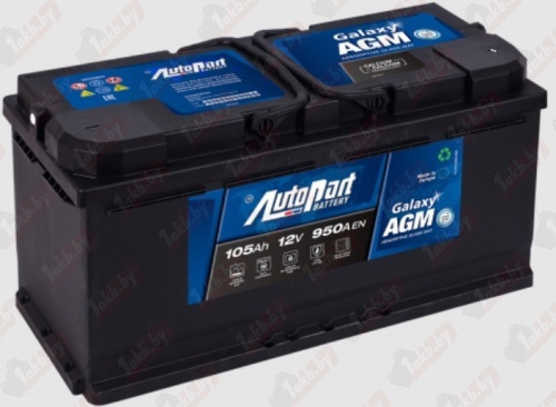 Autopart AGM Galaxy (105 A/h) 950A R+