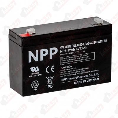 Аккумулятор для ИБП NP (12 A/h), 6V