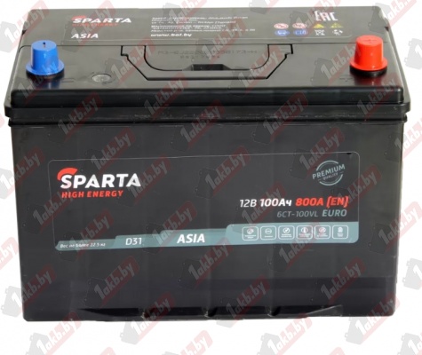 SPARTA High Energy Asia (100 A/h), 800A R+