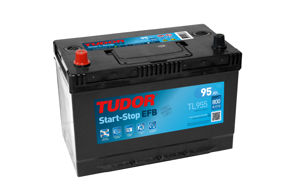 Tudor Start-Stop EFB TL955 (95 A/h), 800A L+