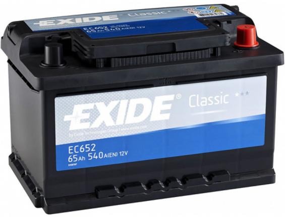 Exide Classic EC652 (65 A/h), 540A R+