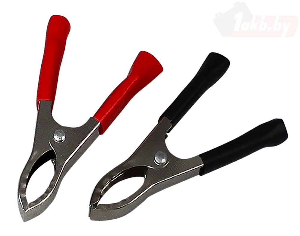 Клемма-зажим крокодил GARDE G3070RB (30А, L-70мм, 2шт)