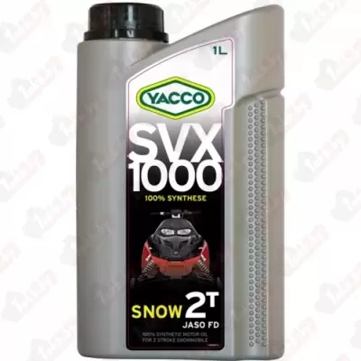 YACCO YACCO SVX 1000 SNOW 2T/1 моторное синтетическое 1 л - API TC , ISO-L-EGD , JASO FD