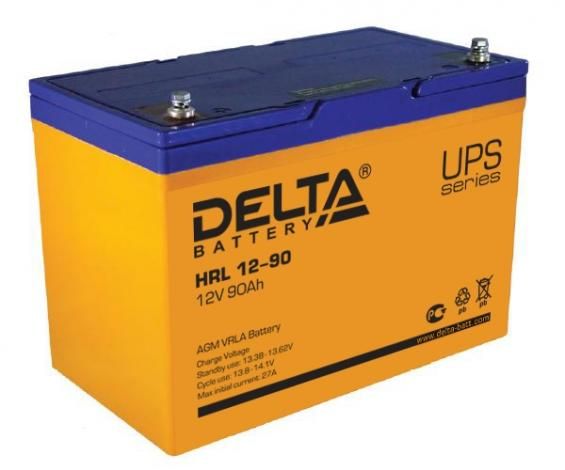 Аккумулятор для ИБП Delta HRL 12-90 12V-90 Ah