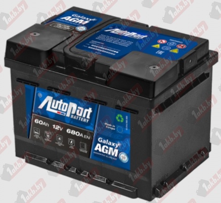 Autopart AGM Galaxy (60 A/h) 680A R+