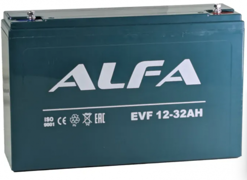 Аккумулятор для ИБП ALFA EVF (32 A/h), 12V (M5)