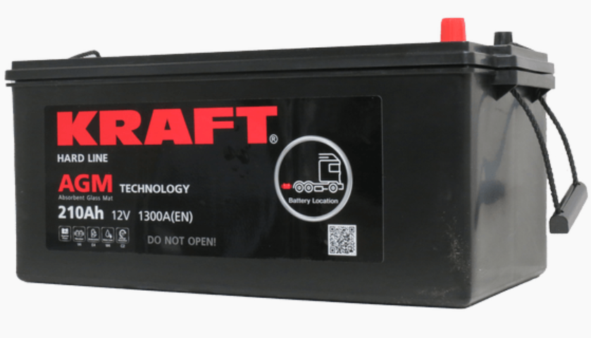 KRAFT AGM (220 A/h) 1400A L+ - фото 3