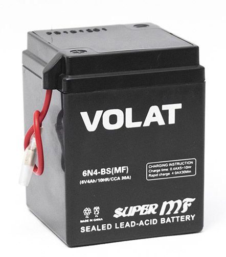 VOLAT 6N4-BS AGM (4 A/h), 30A L+ 6V