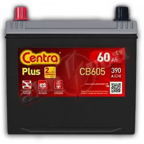 Centra Plus CB605 (60 А/ч), 390A L+