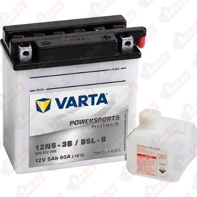 Varta 505 012 006 (5 A/h), 60A R+ ,YB5L-B (12N5-3B)