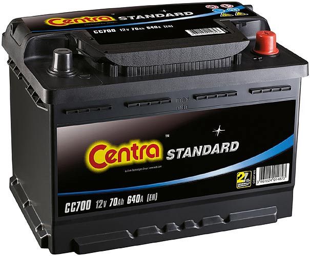 Centra Standard CC700 (70 А/ч), 640A R+
