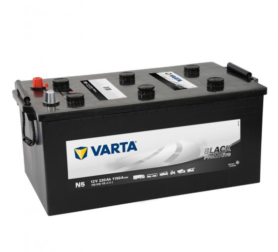 Varta Promotive Black N5 (220 А/h), 1150А L+ (720 018 115) Varta Promotive Black N5 (220 А/h), 1150А L+ (720 018 115)