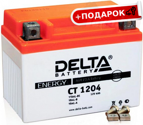 Delta CT 1204 (YB4L-B, YB4L-A, YTX4L-BS), 4 A/h R+