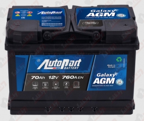 Autopart AGM Galaxy (70 A/h) 760A R+