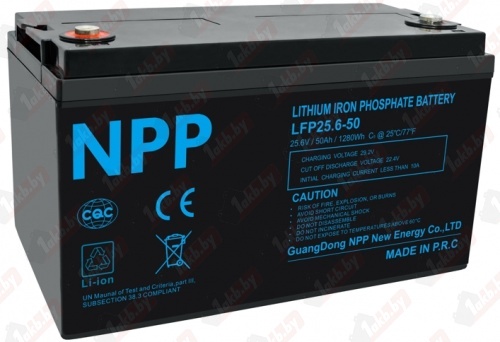 Аккумулятор для ИБП NPP LiFePO4 25.6V, (100 A/h) 100A