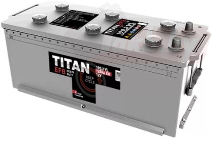 Titan EFB (190 А/h), 1250A L+