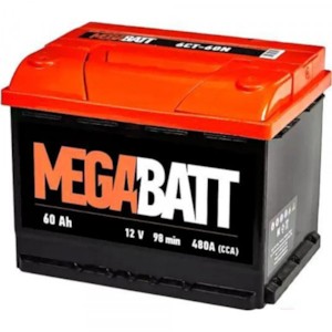 Mega Batt 6СТ-60 (60 A/h), 510A L+