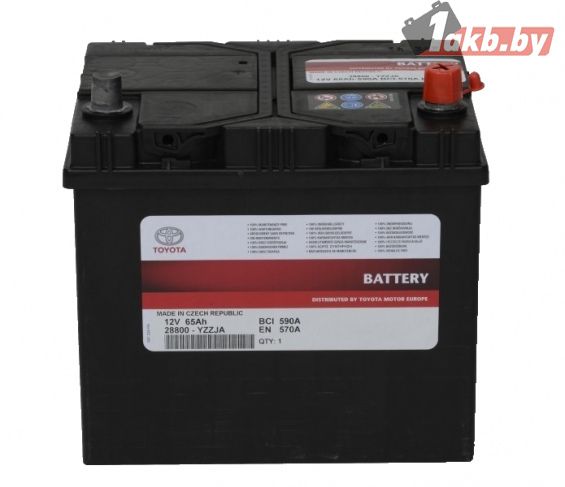 Totachi U-505-D23 (65 А/ч, 570A) R+, JIS D23L низкий корпус для Toyota Camry/RAV4