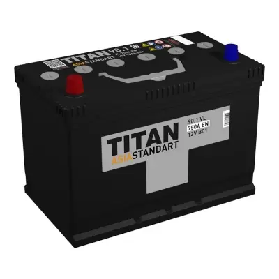 Titan Asia Standart (90 А/h), 750A L+