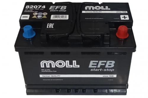 MOLL EFB (74 A/h), 780А R+