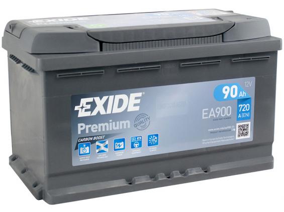 Exide Premium EA900 (90 A/h), 720A R+